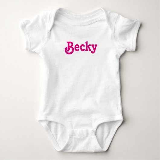 Body Vêtements bébé Becky (Devant)
