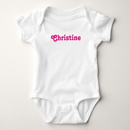 Body Vêtements bébé Christine (Devant)