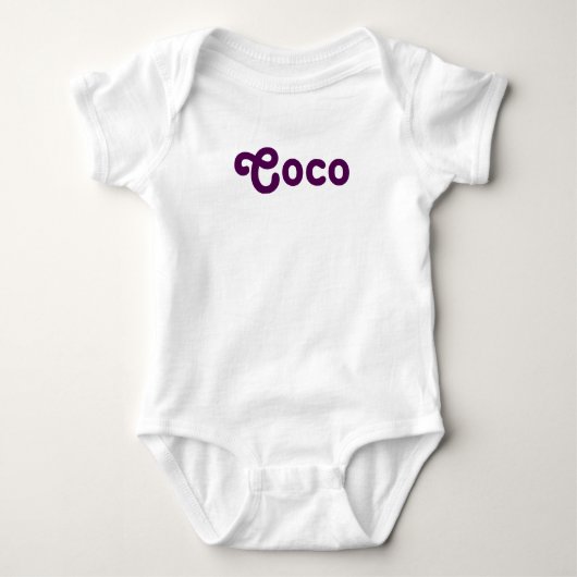 Body Vêtements Bébé Coco (Devant)