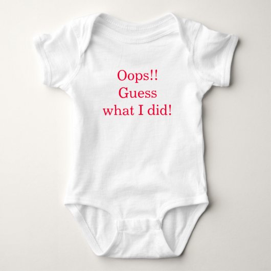 Body Vêtements bébé et bébé (Devant)