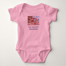Vêtements bébé humour Je téléphone à grand-mère Fl