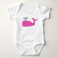 Vêtements de baleine rose