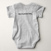 Body vêtements de bébé (Dos)