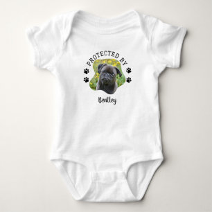 Body Vêtements de bébé photo protégés par un chien pers
