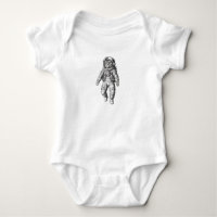 Vêtements de bébé pour astronaute félin cosmique