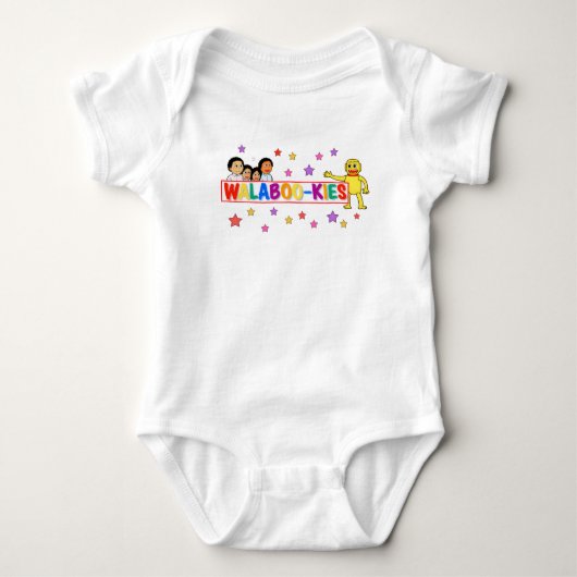 Body vêtements de bébé star Walbookies (Devant)