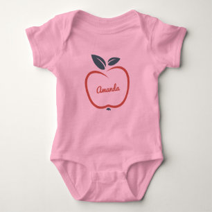 Body Vêtements de texte personnalisés Apple stylisés