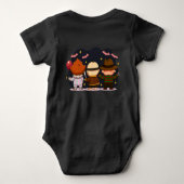 Body Vêtements d'Halloween pour bébé, Drôle Horreur Vêt (Dos)