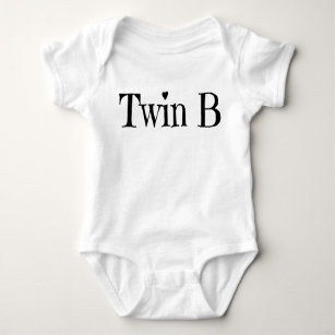 Body Vêtements jumeaux de bébé - blanc d'une seule