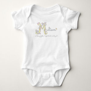 Body Vêtements personnalisés pour filles avec le nom M