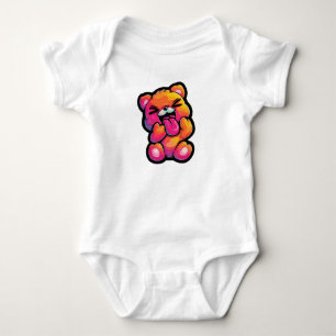 Body Vêtements pour bébé avec ours en peluche abstraits