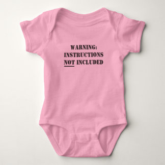 Body Vêtements Pour Nouveau-Né Drôle : Instructions Non