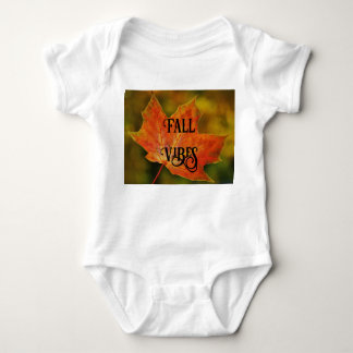 Body Vibes Automne Feuilles Bodysuit Bébé