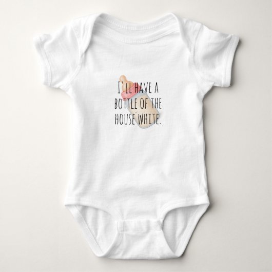 Body Vin de la maison, style bébé — Lait avec une touch (Devant)