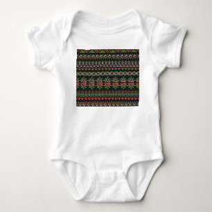 Body Vintage géométrique : ensemble de motifs sans soud