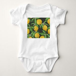 Body Vintage Lemon Tropical Motif