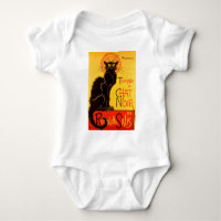 Vintage Tournee de Conversation Noir Chat Noir