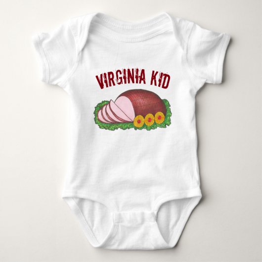 Body Virginia Kid Cured Country Ham VA Viande de foin (Devant)