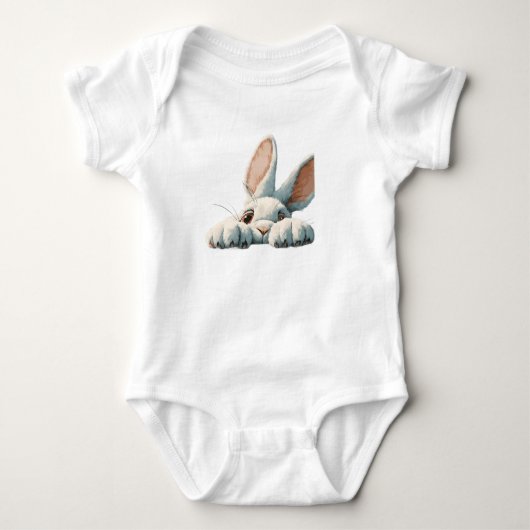 Body Visage de Lapin Mignon | Design de Lapin Kawaii (Devant)