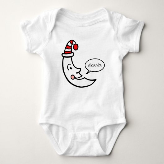 Body Visage de lune personnalisée et étoiles (Devant)