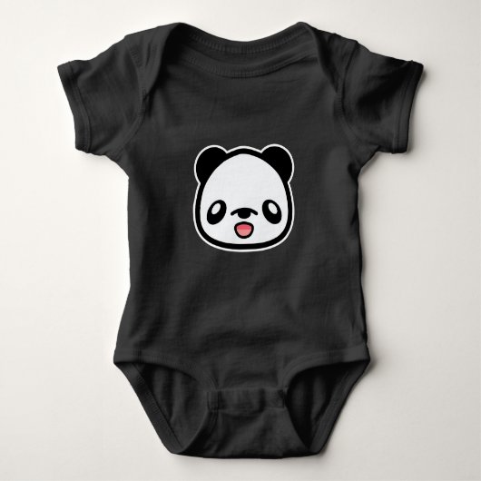 Body Visage d'ours panda de dessin animé mignon (Devant)