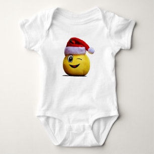 Body Visage jaune clin d'œil sourire drôle de Noël Père