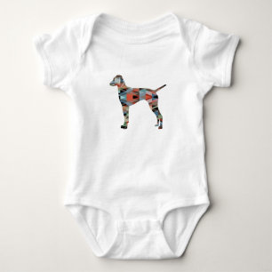 Body Vizsla Chien Motif géométrique Silhouette Plaid