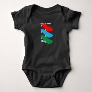Body Voici comment je roule Design - Baby Jersey Bodysu