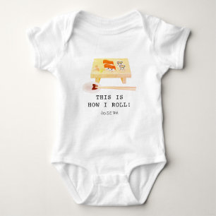 Body Voici comment je roule Sushi Board Bodysuit bébé