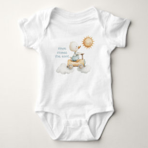 Body Voici le Fils Bodysuit Personnalisé pour Bébé