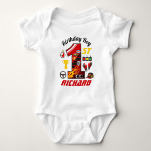 Body Voitures d'anniversaire Racing Birthday Boy