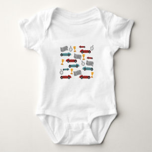 Body Voitures de course classiques Blue & Red Fast