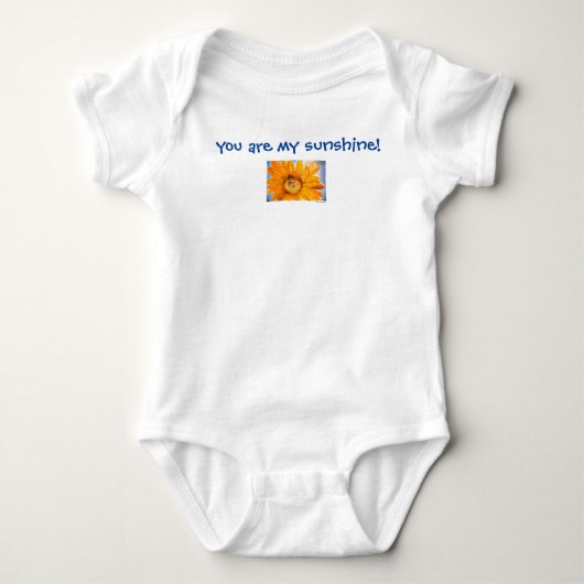 Body Vous êtes ma combinaison de bébé de soleil (Devant)