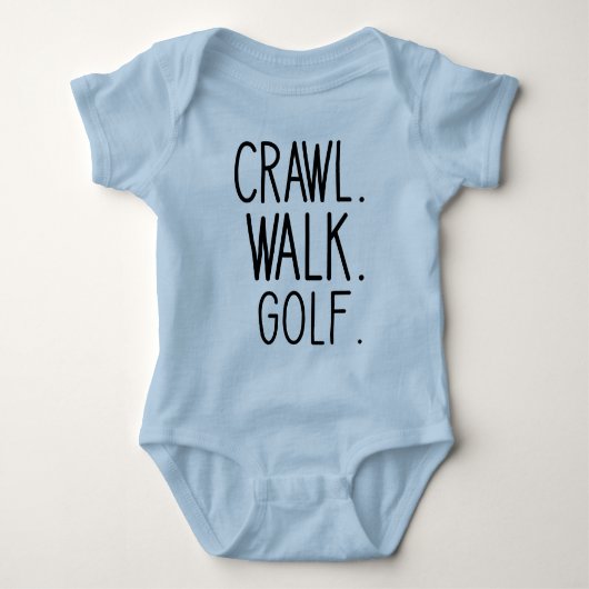 Body Walk Crawl Golf - Bébé golf mignon (Devant)