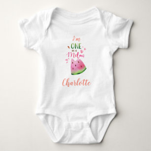 Body Watermelon baby bodysuite Un dans une fille melon