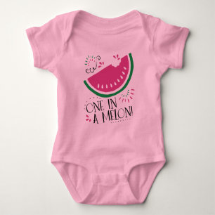 Body Watermelon One in a Melon Baby Romper