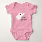 Body West Virginia Home Grown State Tee (Devant)