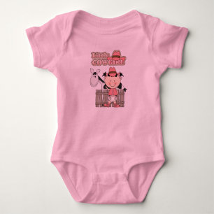 Body Western Fun Little Cowgirl avec Chemise Horse