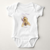 Body Whimsical Bumblebee & Wildflowers "Bee Happy" (Devant)