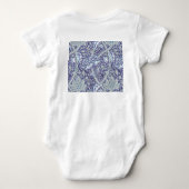 Body William Morris Windrush Motif Floral Bleu (Dos)