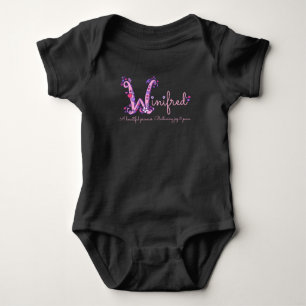 Body Winifred girls W nom signifiant personnalisé