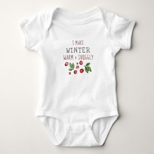 Body Winter Snuggly Baby Bodysuit (Devant)