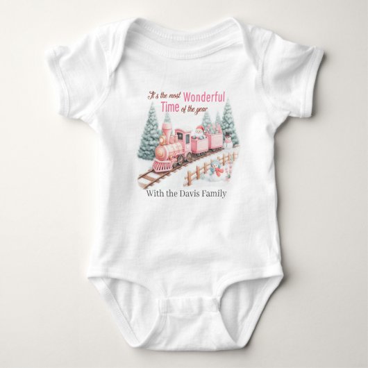 Body Wonderful Christmas Baby Bodysuit (Devant)