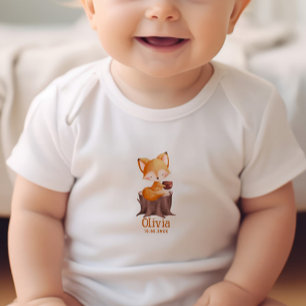 Body Woodland Autumn Baby Fox Personnalisé