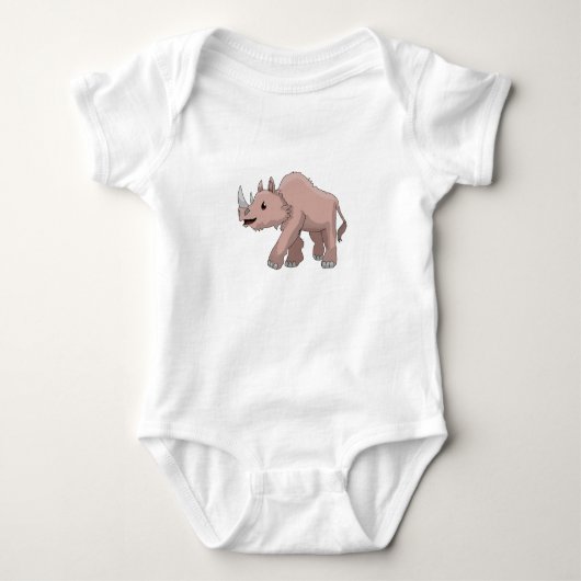 Body Wooly Rhino Sascha Costume corporel pour bébés (Devant)
