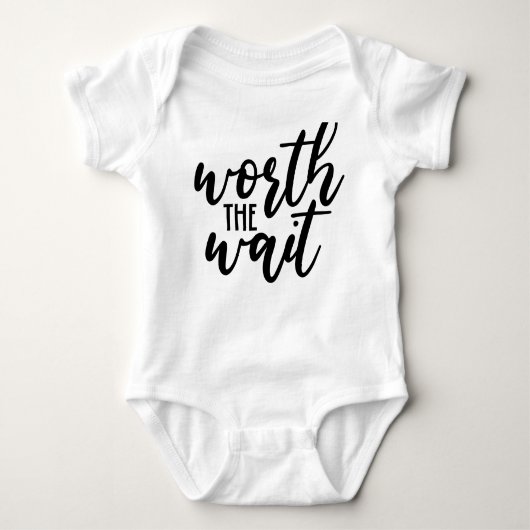 Body Worth the Wait Baby Bodysuit - Sweet Baby (Devant)