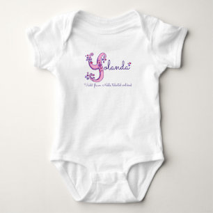 Body Yolanda Girls name & signifiant T-shirt Y monogram