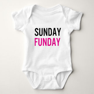Body Zazzle Dimanche Funday Baby One Piece