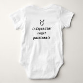 Body Zodiac Aries Nom Date de naissance Traits avant ar (Dos)