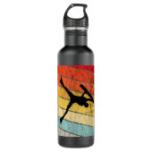 Bodyboarder Retro  Sunset Bodyboarding Wate Waterfles (Voorkant)